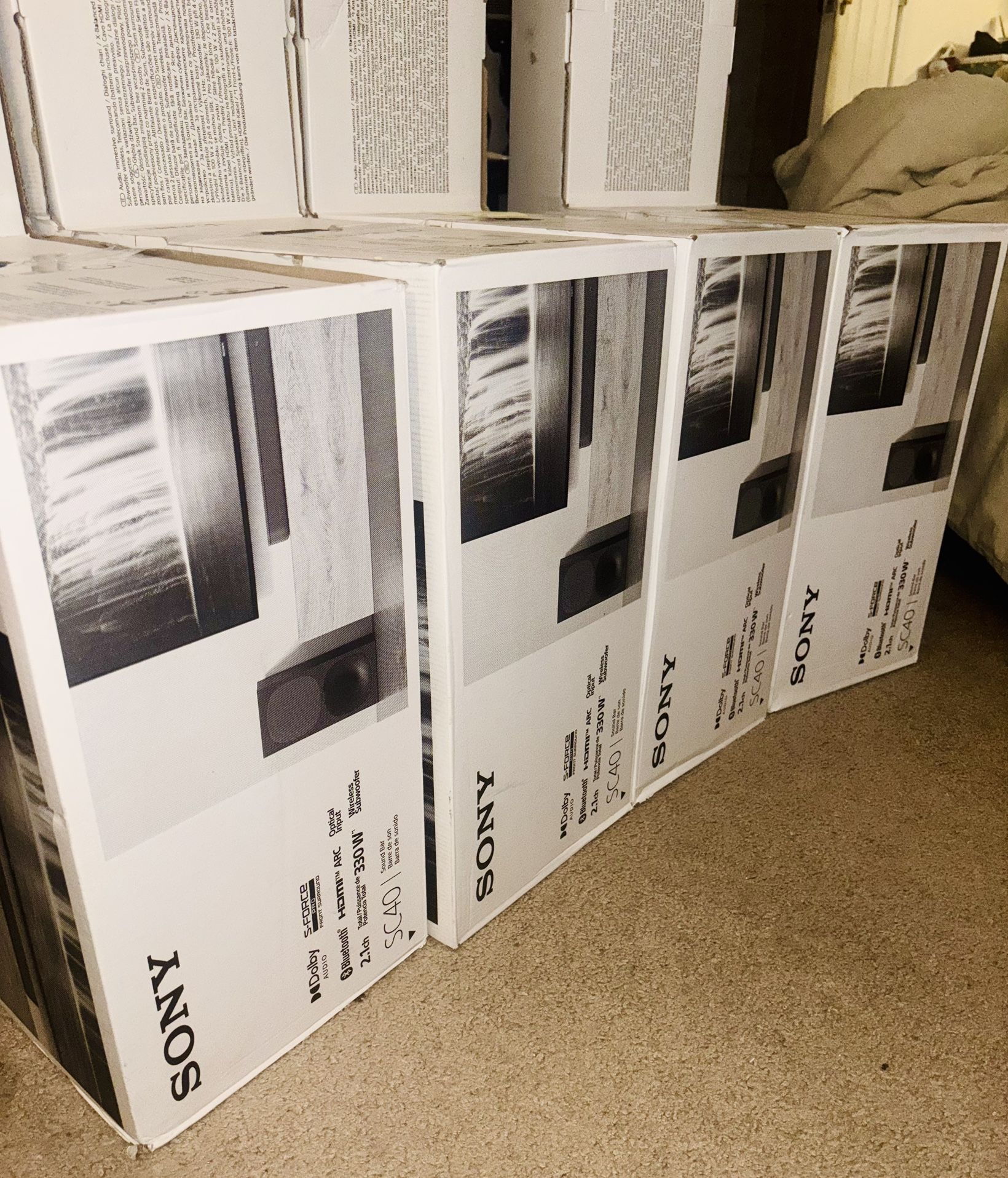 Sony - Soundbar Home Theater System (HT-SC40) | 330W Wireless Subwoofer | Massive Bass | Bluetooth