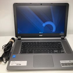 ACER CB3-532-C47C 15.6” Chromebook 2 GB RAM 16 GB SSD Granite Gray Laptop