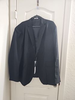 Coofandy Men's Blazer, Black,  4XL