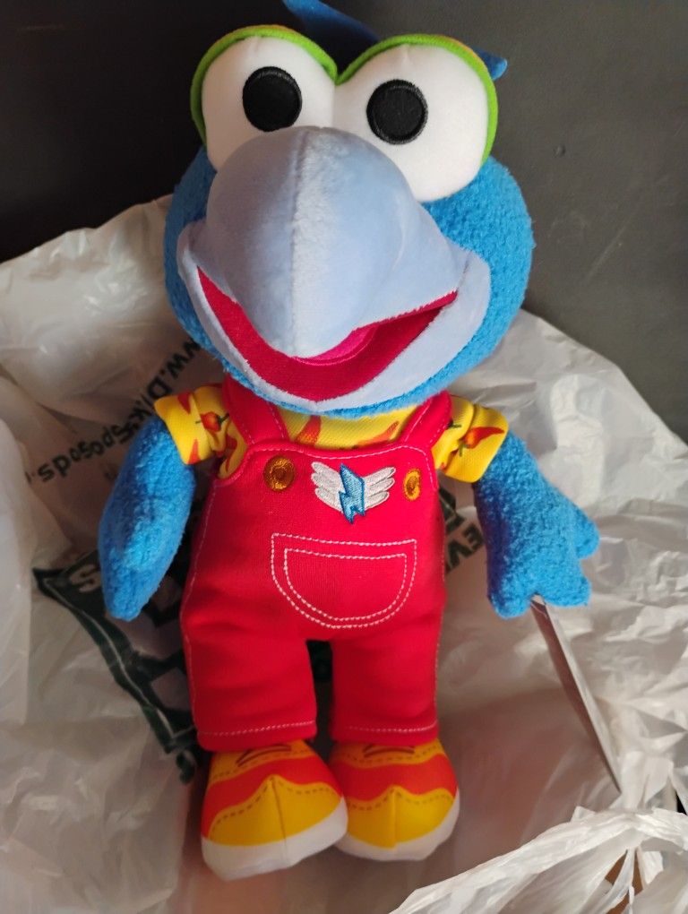 Disney Muppet Babies 13" "GONZO". Exclusive Baby Plush Stuffed Toy New