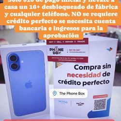 iPhone 16 plus 128GB unlocked available on payments option