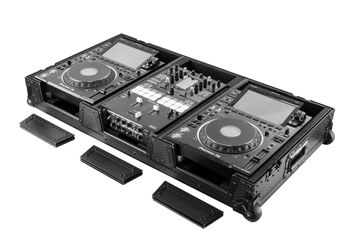 Odyssey 810134 DJ Case for 10" DJ Mixers & Two Pioneer CDJ-3000