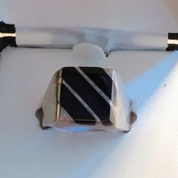 Vintage Onyx Men's Ring