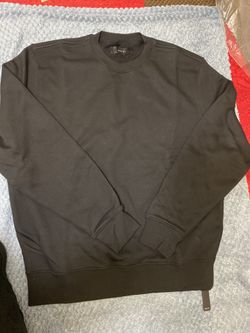 AMIRI Men's  Pullover Sweatshirt Crew Neck Black