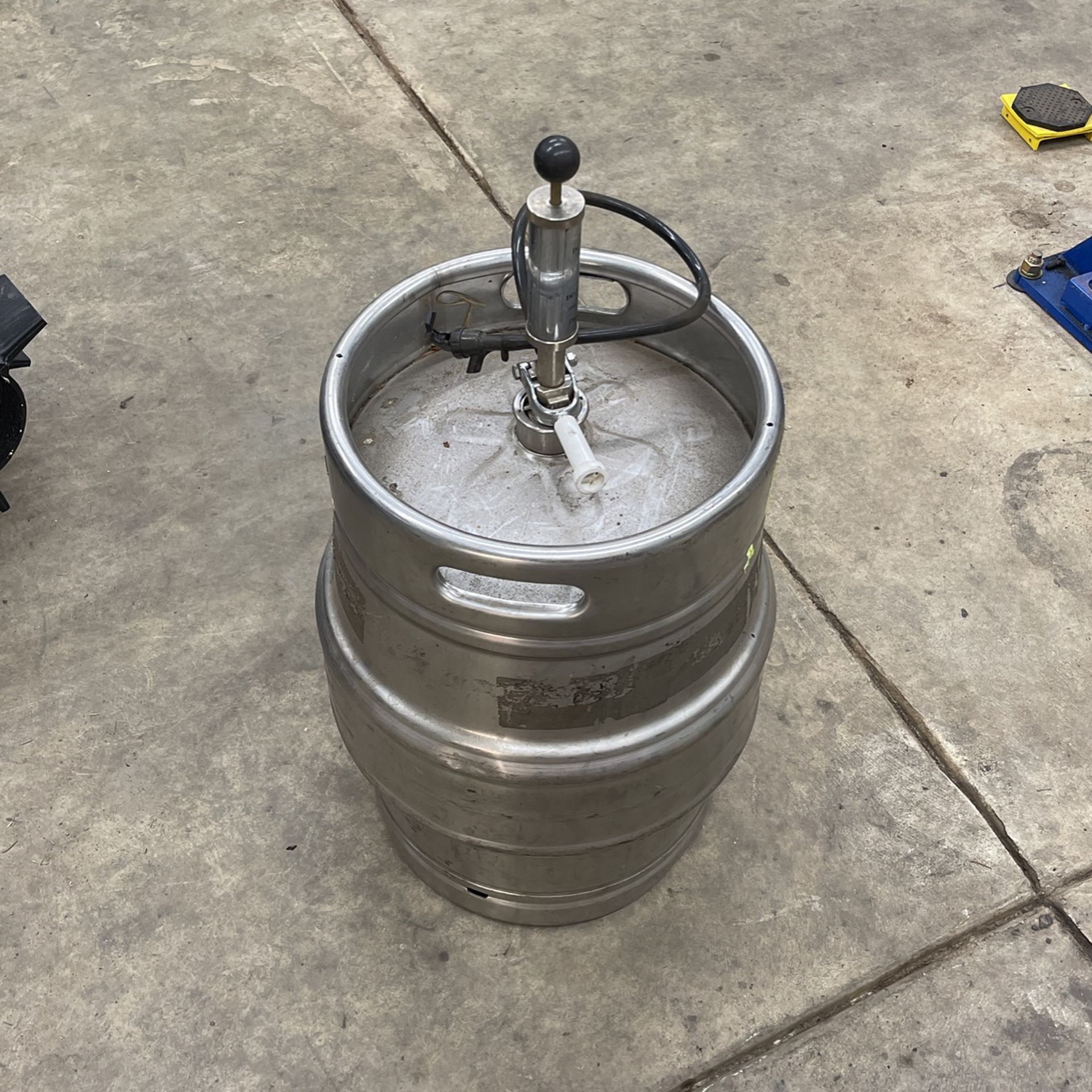 Empty Coors Keg With Tap