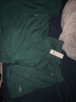 Green Alo short set