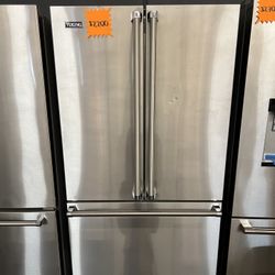 Viking Stainless Steel French Door Refrigerator 