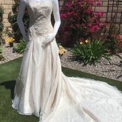 Anjolique Bridal Collection Wedding Dress Size 8 