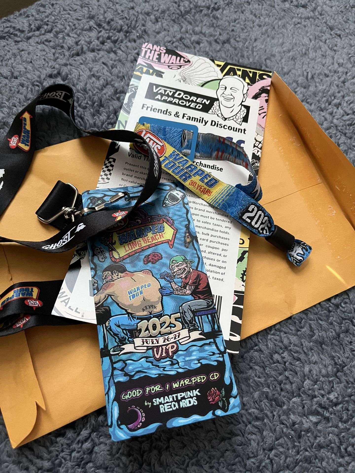 2025 Vans Warped Tour VIP