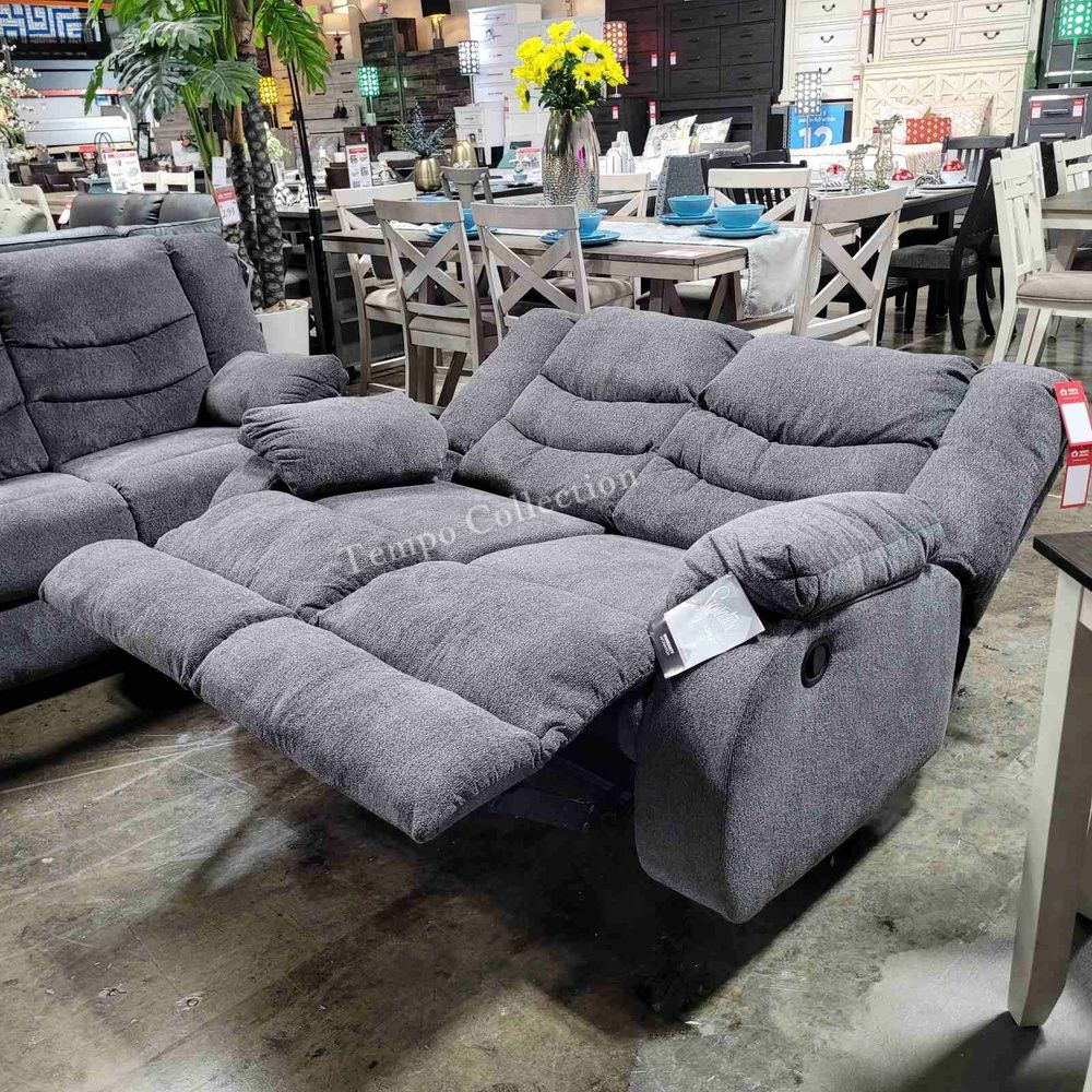 Gray Recliner Set