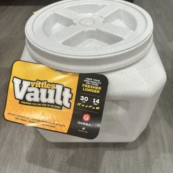 NEW Gamma2 Vittles Vault 30lb Airtight Dog Food Storage Container – Unused