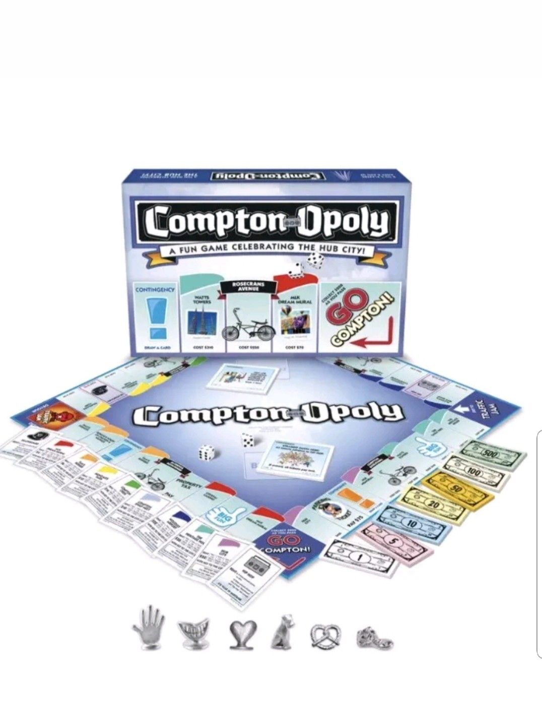 Compton-Opoly Board Game (Limited Edition) Comptonopoly Brand New Sealed Box