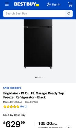 Frigidaire refrigerator