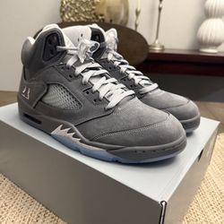 Jordan 5 Wolf Grey Size 12M