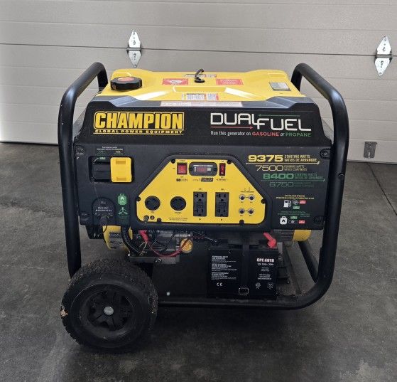 Champion Dual Fuel Generator 