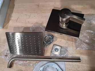 Delta faucet Shower System Brushed Nickel rose gold