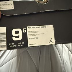 Air Jordan 9 Baron