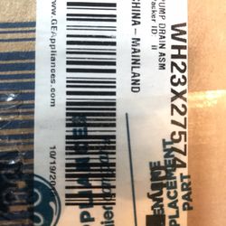 GE Pump Drain #WH23X27574 For Washing Machine 
