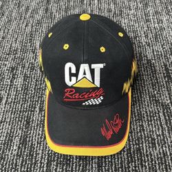 VINTAGE 2002 NASCAR CAT CATERPILLAR SNAPBACK HAT