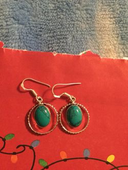 Stone earrings