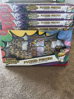 Ascended Heroes Focused Fighters Premium Collection Sam’s Club Exclusive! SEALED