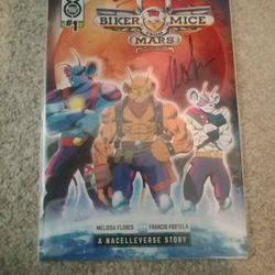 Biker Mice from Mars #1 Signed By Melissa Flores