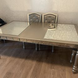 Dining Table With Six Chairs