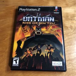 PlayStation 2 / PS2 - Batman The Rise Of Sin Tzu 