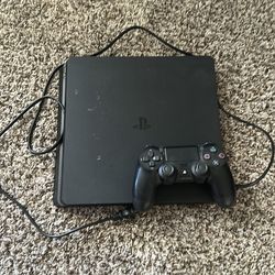 PS4 Slim and TWO Controller Combo