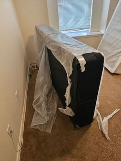 Twin boxspring and frame (eastside)