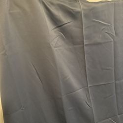 2 Dark Grey Black Out Curtains