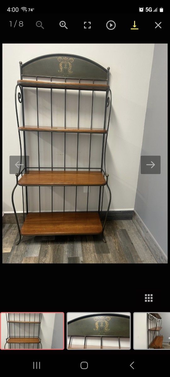 Shelving Metal And Wood