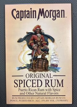 Captain Morgan 3D sign wall decor