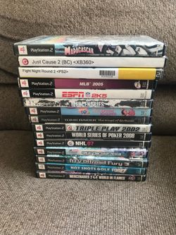 PlayStation 2 Video Game Lot
