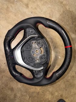 bmw carbon fiber steering wheel