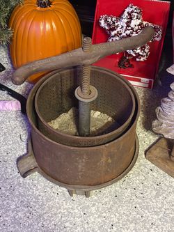 Antique press Juicy fruit press 3 gal