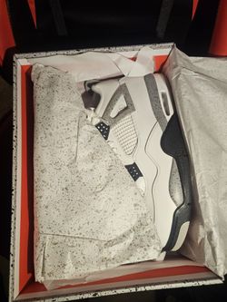 Jordan 4 White Cement Size 14