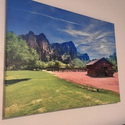 Arizona’s Saguaro Lake Ranch - Scenic Canvas Photo