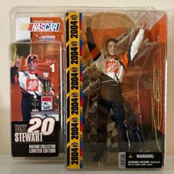 NASCAR 2004 Tony Stewart Mature Collector Limited Edition Home Depot Action Figure