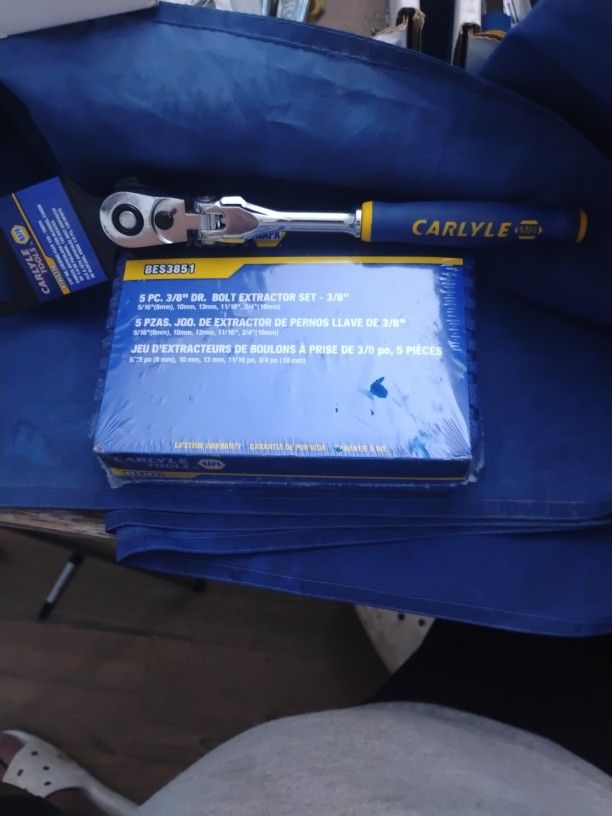 5pc . 3/8" Dr. BOLT EXTRACTOR SET, 