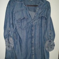 Denim Button up 