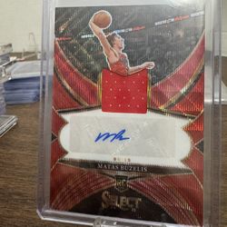 Basketball Card Matas Buzelis RPA