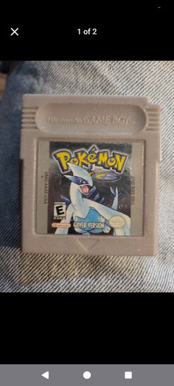 VINTAGE Pokémon Silver Version Game Boy Cartridge authentic