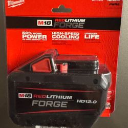 Milwaukee Forge 12.0 Battery Brand New    