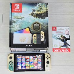 Nintendo Switch OLED / 1TB MicroSD /  200+10000 Games/ Triple-Boot/