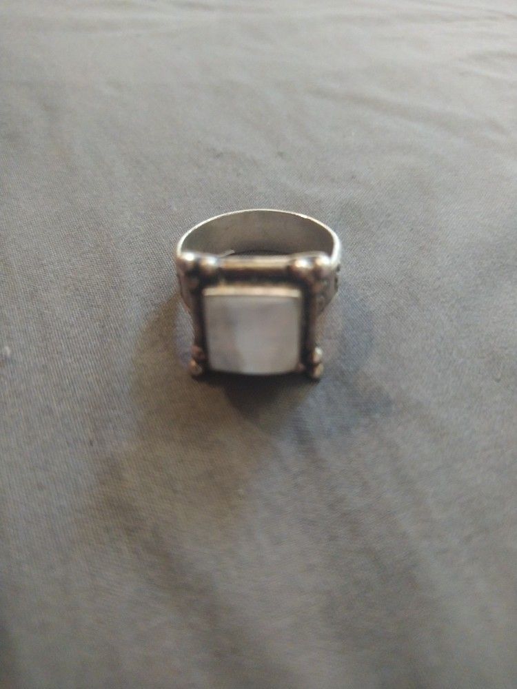 Moonstone Cocktail Ring, Size 9