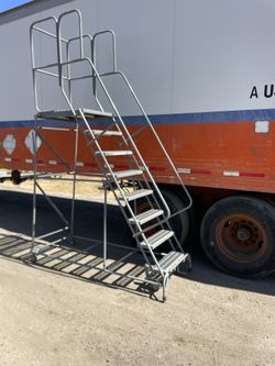 80 Inch Platform Rolling Stepladder
