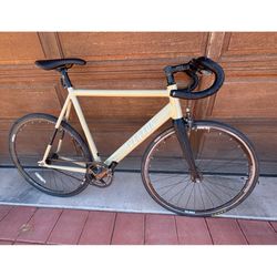 Aventon Cordoba Fixed Gear Bike - Color, Desert / 58cm