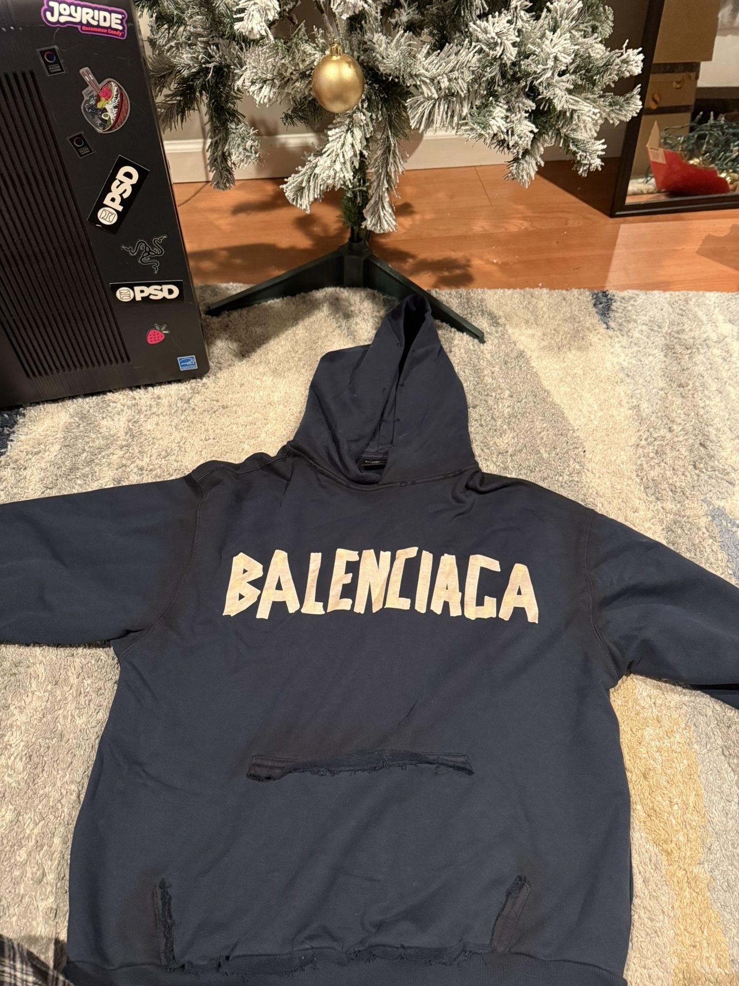 Balenciaga Tape Loop Hoodie Large