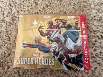 Mtg Marvel Super Heroes collector booster box new and sealed